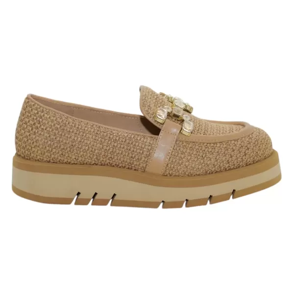 BRUNO PREMI Mocassino raffia BL1603A-PE25 2