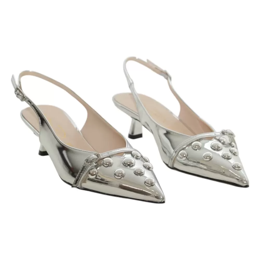 BIANCA D Slingback space borchie Q574-PE25