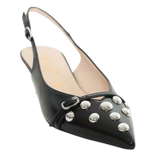 BIANCA D Slingback naplak borchie Q574A-PE25
