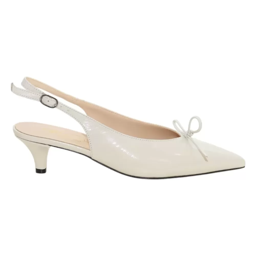 BIANCA D Slingback naplak fiocco Q572-PE25