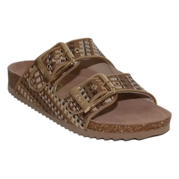 COLOR OF CALIFORNIA Sandalo rafia con fibbie BIO500-PE25 2