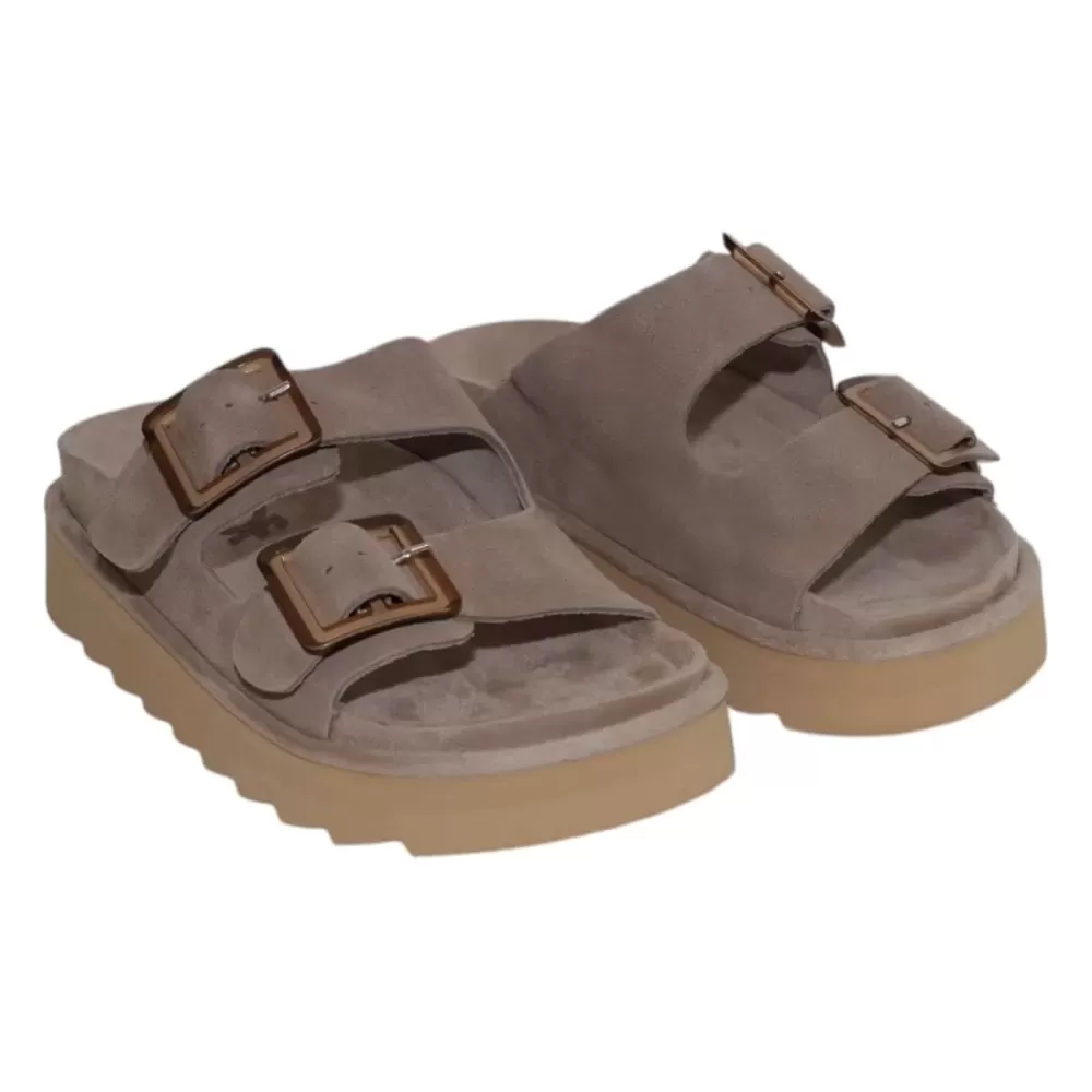 COLORS OF CALIFRONIA Sandalo platform in pelle STORMY56-PE25