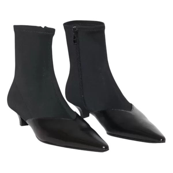 JEANNOT Tronchetto pelle+ licra VJ543-AI26