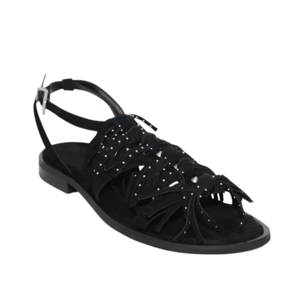 ASH Sandalo camoscio con frange PANIC01-PE2026