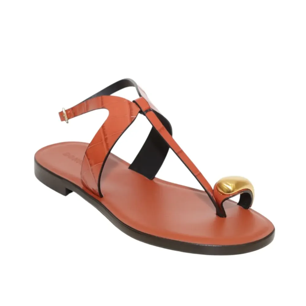 DONNARI Sandalo pelle cocco GD11A- PE26
