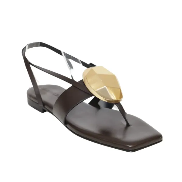 DONNARI Sandalo pelle GD56BCT-PE26