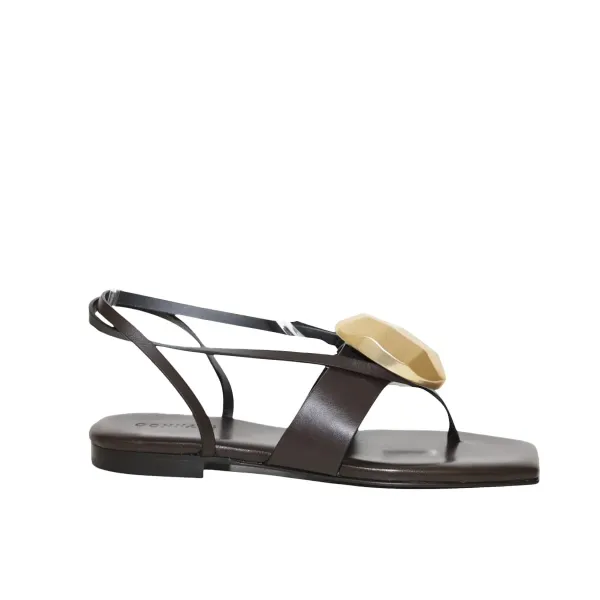 DONNARI Sandalo pelle GD56BCT-PE26