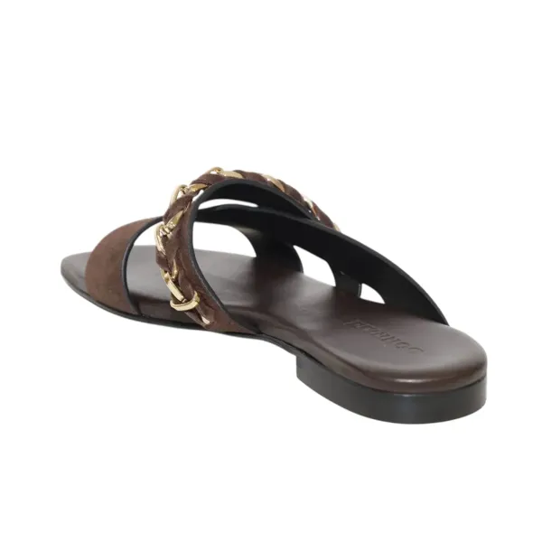 DONNARI Sandalo camoscio GD34B-PE26 2