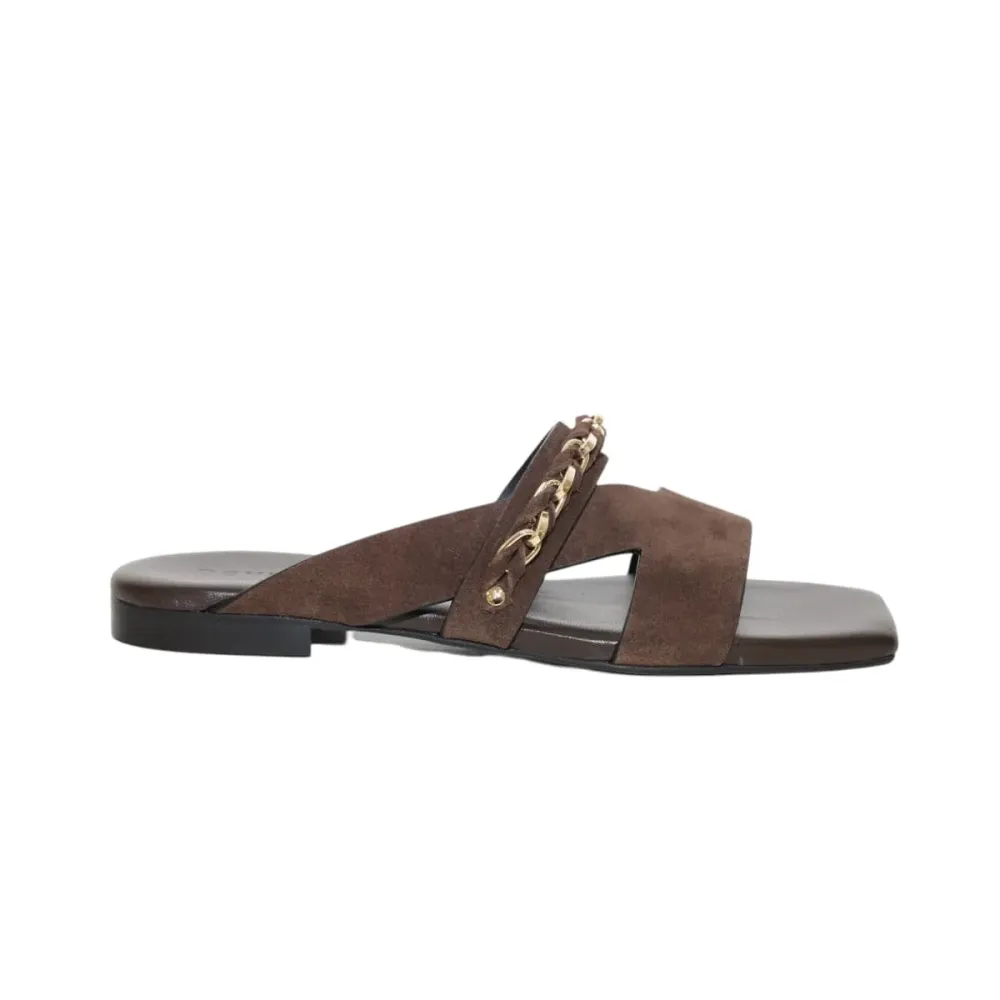 DONNARI Sandalo camoscio GD34B-PE26