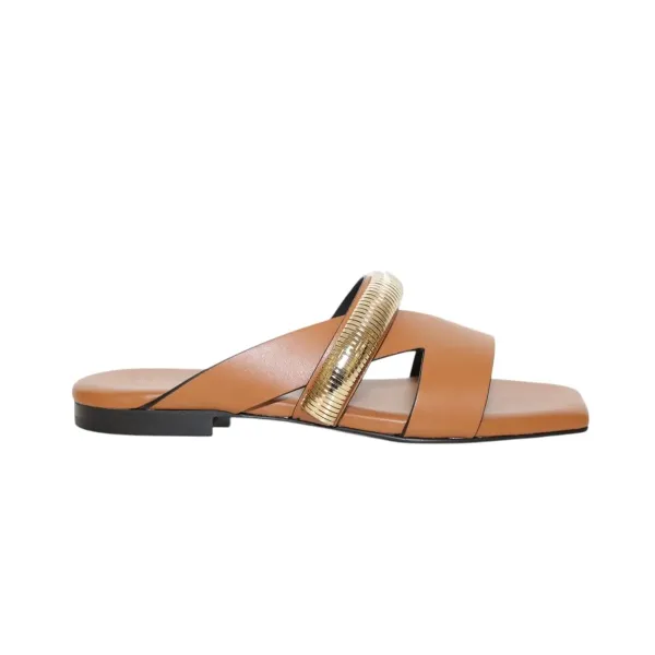 DONNARI Sandalo pelle GD35B-PE26