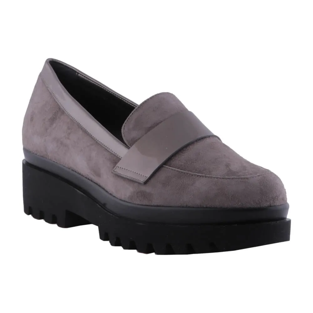 francesina camoscio e vernice