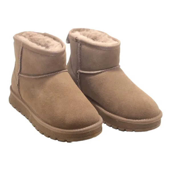 Tronchetto pelle/lana