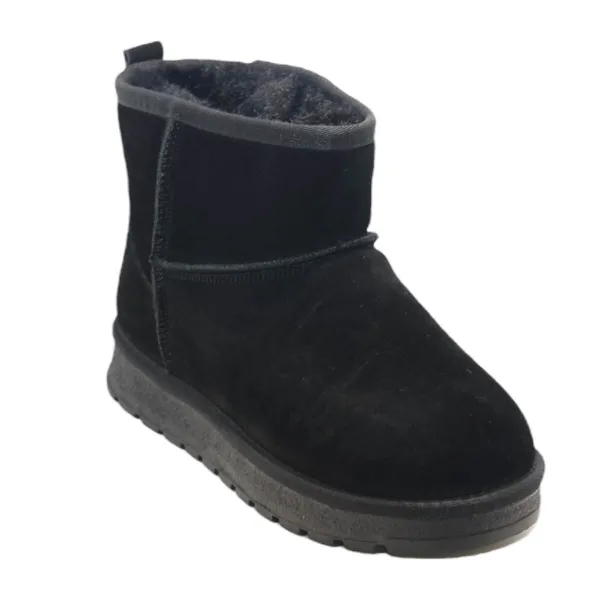 Tronchetto pelle/lana 2