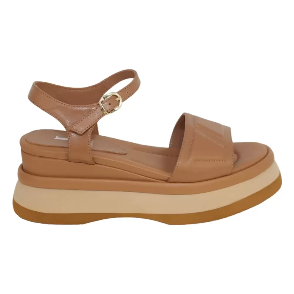 JEANNOT Sandalo zeppa RJ602G-PE24