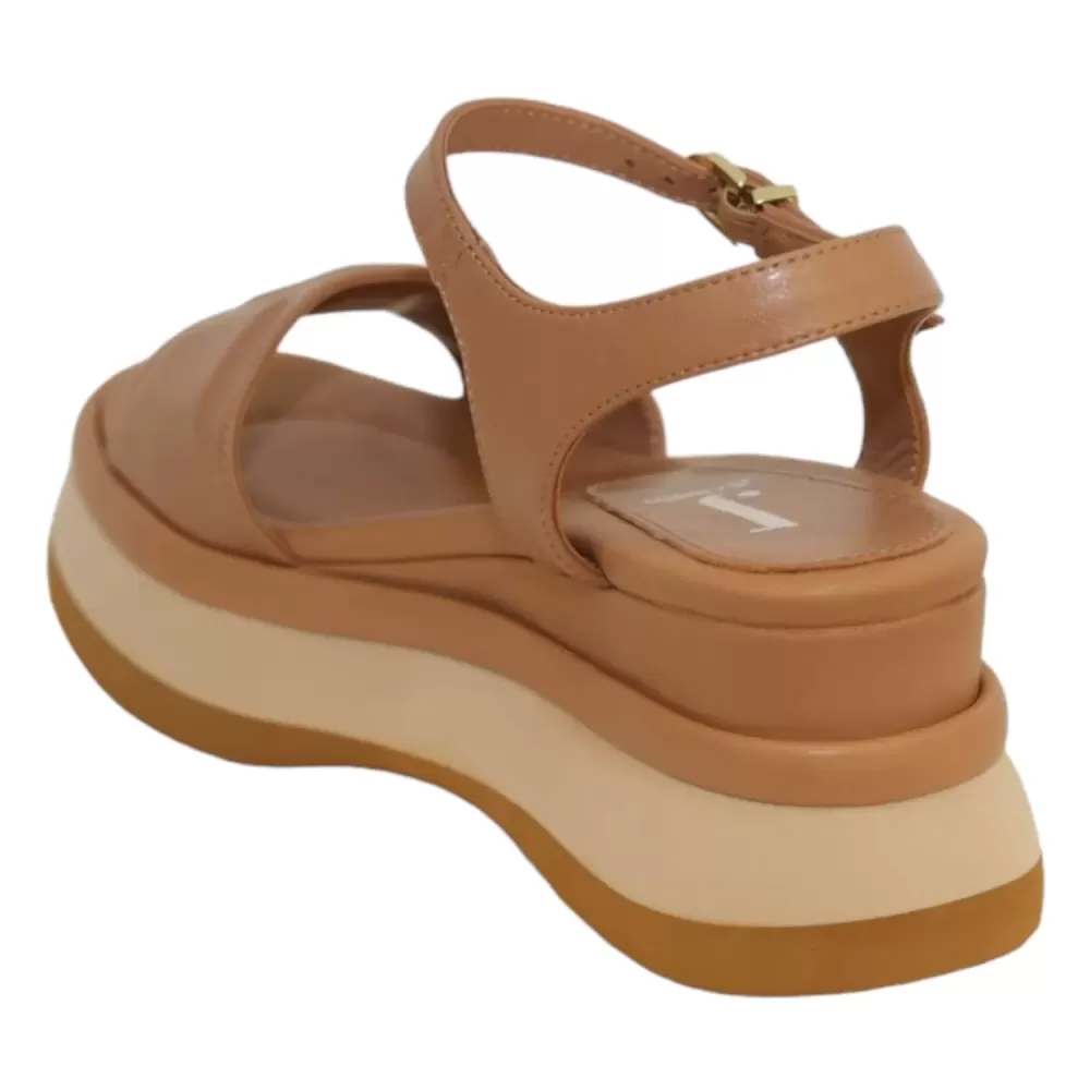 JEANNOT Sandalo zeppa RJ602G-PE24