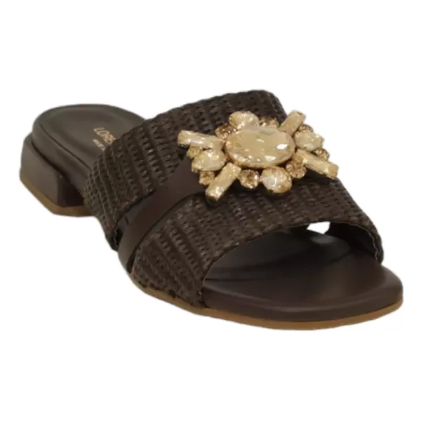 LORENZO MARI Sandalo rafia FIORDALIS006-PE24