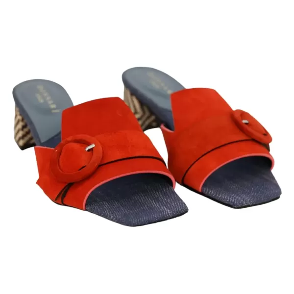 DONNARI Sandalo camoscio DR35E-PE24